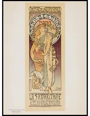 Orig Lithograph By A. Mucha  La Samaritaine  Les Maitres De L'Affiche Plate 166 • $2400