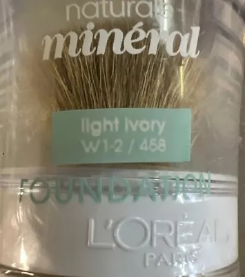 LOreal Paris True Match Mineral Powder Makeup W1 2 458 Light Ivory • $19.94