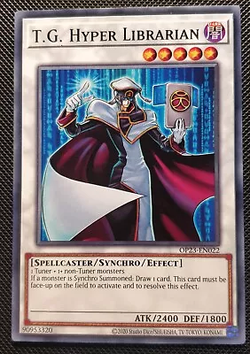 T.G. Hyper Librarian | OP23-EN022 | Common | NM OTS Yu-Gi-Oh! Single • $1.93