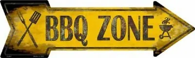 Bbq Zone Metal Novelty Directional Arrow Sign • $14.99