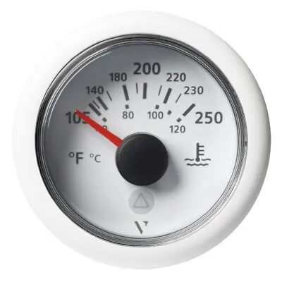 VDO Marine 2-1/16  (52mm) ViewLine Temperature Gauge 120°C/250°F - 8-32V • $59.95