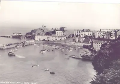 £2.95 • Buy Harbour And Castle Rock, Tenby, 1963, Original Vintage Postcard