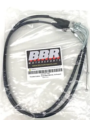 BBR Extended Throttle Cables Honda CRF110F CRF 110F 2019-2024 NEW • $56.95