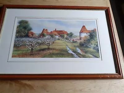 £25 • Buy Englands Garden Kent Terry Harrison Print Signed
