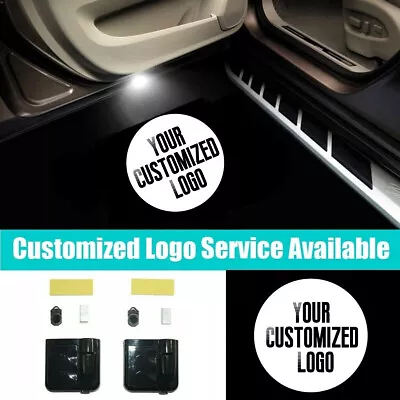 2Pcs Wireless Customized Car Door Projector Ghost Shadow LED Welcome Light • $47.49