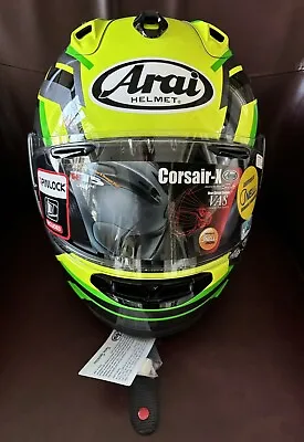 New Arai Corsair-X RSW Green Size XXL Motorcycle Powersport Helmet • $1050