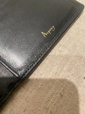 Asprey London Wallet Black  Leather / Very Good Condition  • £85