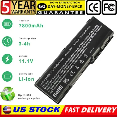 9Cell Battery For Dell Inspiron 6000 9200 9300 XPS M170 M1710 Precision M6300 • $25.99