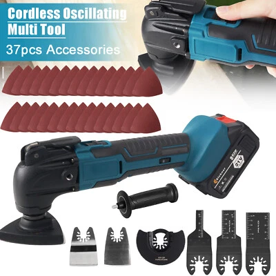 $89.99 • Buy 6-Speed Cordless Oscillating Multi-tool Skin Cutting Blade + Battery For Makita