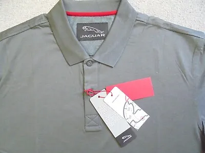 Jaguar Polo Shirt Official Product Dark Grey New With Tags+ Bags L Or XL • £27.50