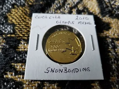 Coca Cola Vancouver Olympics Medallion 2010 - Snowboarding • $14.99