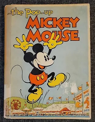 The Pop-up Mickey Mouse By The Staff Of The Walt Disney Studios 1933 • $94.95