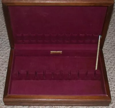 Wm Rogers & Son IS Silverplate Flatware Storage Chest Case • $14.99