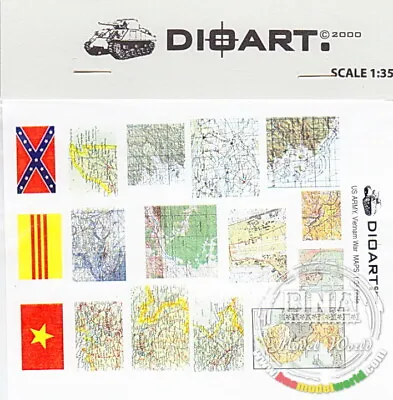 DioArt 1/35 Modern US Army Vietnam War Maps • $5.51