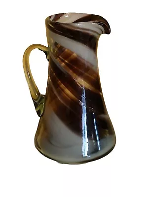 Murano Glass Pitcher Vintage (8 Inches) • $65