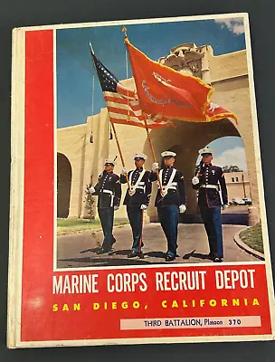 Vintage US Marine Corps Recruit Depot San Diego Yearbook • $40