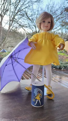 Morton Salt 1968 Umbrella Girl: Porcelain Doll; Great Condition With COA;Danbury • $49.95