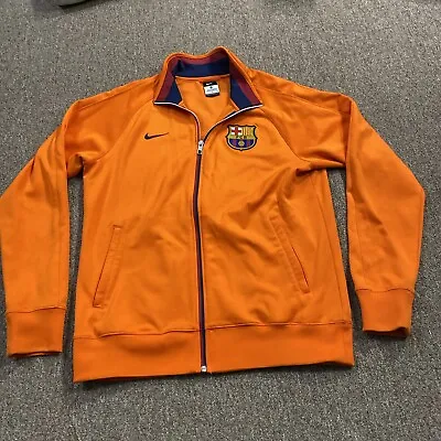 Barcelona Football Jacket Nike Medium Training Track Top Chaqueta 478155-410 • $34.75