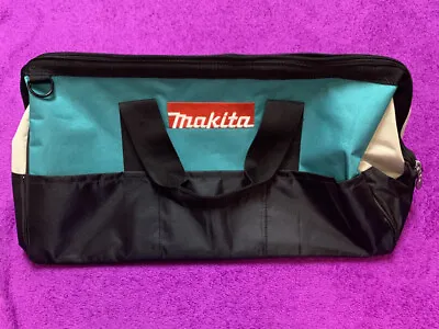 MAKITA HEAVY DUTY LARGE CONTRACTOR HANDYMAN 22  CANVAS TOOL BAG  Read Descriptio • $35