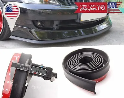 1.3  Rubber EZ Fit Bumper Lip Splitter Chin Spoiler Protector For Mitsubishi • $20.99