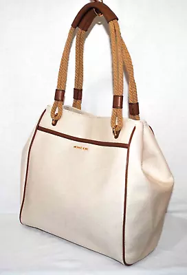 Michael Kors Talia Large Grab Bag Tote Color Nat/Lugg. • $104.29