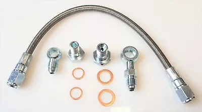 ZAGE Turbo Oil Line Feed Kit R Mitsubishi EVO 7 8 9 IX GT Pumps 712 • $149