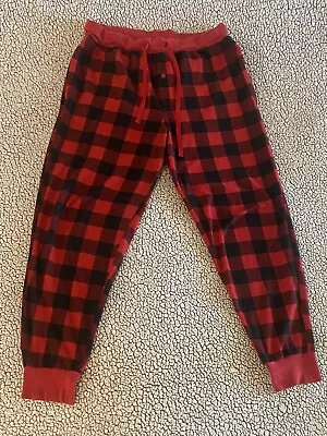 Holiday #FamJams Red Buffalo Plaid Pajama Pants Men’s Size Large • $9.99