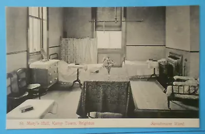 Postcard C.1910 SANATORIUM WARD ST.MARY'S HALL KEMP TOWN BRIGHTON SUSSEX • £5