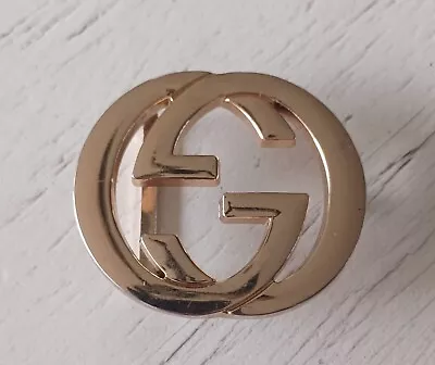 GUCCI GG Belt Buckle Unisex Gold Finish • $54.99