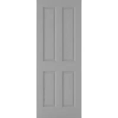 Internal Grey Moulded Textured 4 Panel Fire Door 27  30  33  Fd30 Brand New • £79.99