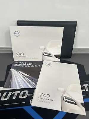 Volvo V40 Cross Country Owners Pack / Handbook / Manual. + Wallet 16~19 (2018) • $50.45