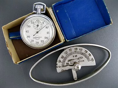 Vintage Medical Mechanical Dynamometer DRP-90 AGAT Stopwatch Soviet Russian USSR • $54