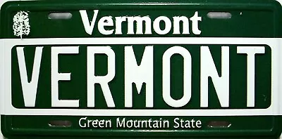 Vermont State License Plate Novelty Fridge Magnet • $7.99