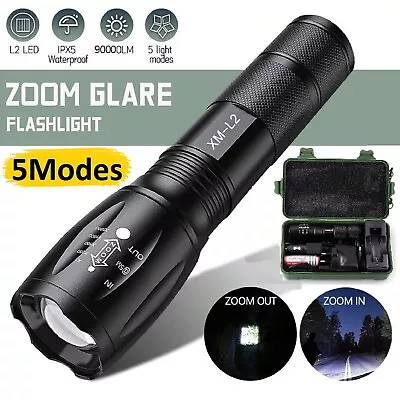 Led Flashlight Ultra Bright Waterproof MINI Torch T6zoomable Batteryrechargeable • $25.99