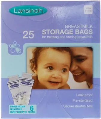 Lansinoh Breast Milk Storage - 25 Bags • £8.25