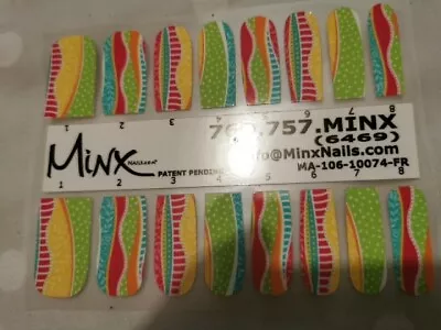 Funky Design MINX PROFESSIONAL NAIL WRAPS NEW SALON QUALITY  • $18.65