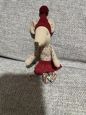 Maileg Christmas Big Sister Mouse Retired 2021 Version New Without Box • $19.96