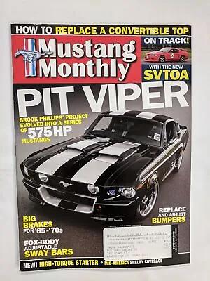 Mustang Monthly Magazine October 2008 Pit Viper Big Brakes-M289 • $10.99