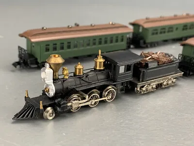 N Scale Key Imports Brass 1880’s Baldwin Mogul W/5 Passenger Cars N0302 AB • $486.38