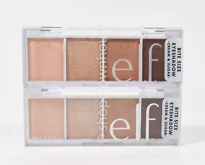 $10.99 • Buy 2 Elf Bite Size Eyeshadow Quad Palette #29921 CREAM & SUGAR SEALED