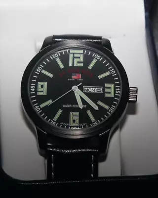 U.S Polo Association Large Black Watch US 5057 - NEW In BOX • $8