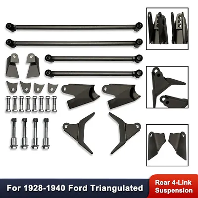 For 1928-40 Ford Triangulated 4-Link Rear Suspension Kit With Brackets Natural • $195.68