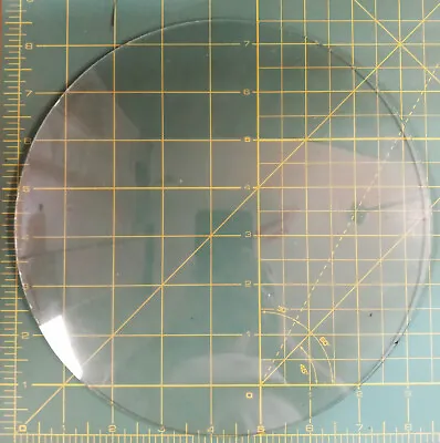 8 1/2  Convex Glass Dial Cover For Your Vintage Antique Radio / Clock Dial Face  • $29.95