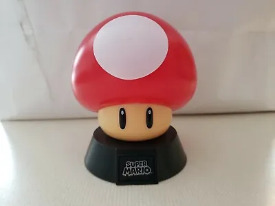 Super Mario Bros. Mushroom 3D Night Light Decorative Lamp. Slight Wear. • $19.99