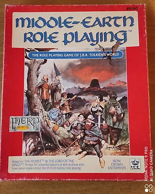 1986 MERP RPG 2nd US Edition - ICE - Middle-earth: The Role-playing Game • £153.64