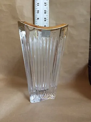 Mikasa Fluted Crystal Vase • $30