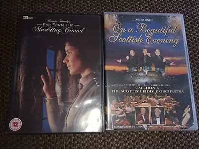 Far From The Madding Crowd/on A Beautiful Scottish Evening Dvds 2 Disc Set VGC • £4.95