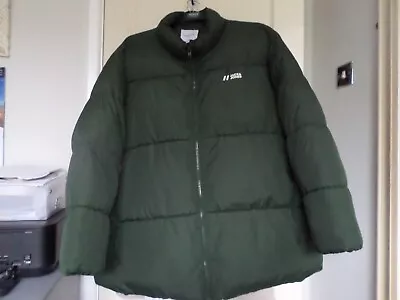 Jack & Jones Mens Green Puffer Jacket 4xl Will Fit Chest 64  Worn Once Mint Cond • £22