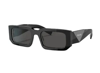 $432.45 • Buy Mens Prada Sunglasses Pr 06Ys Black/White Dark Grey Sunnies