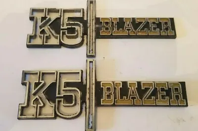 OEM 1973 1974 K5 Blazer Fender Emblems  Pair • $75